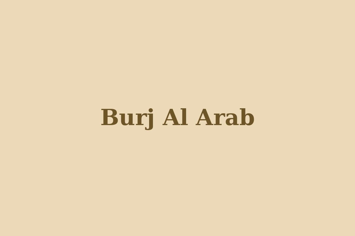 Burj Al Arab at sunset